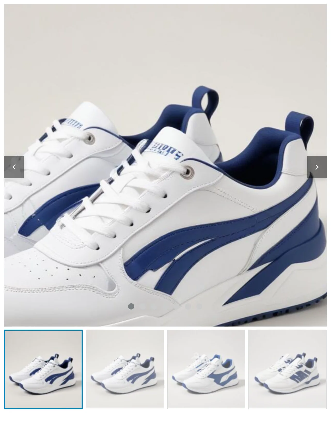 Main image of the gallery while zoomed - the frame filled with a magnified section of the sneaker